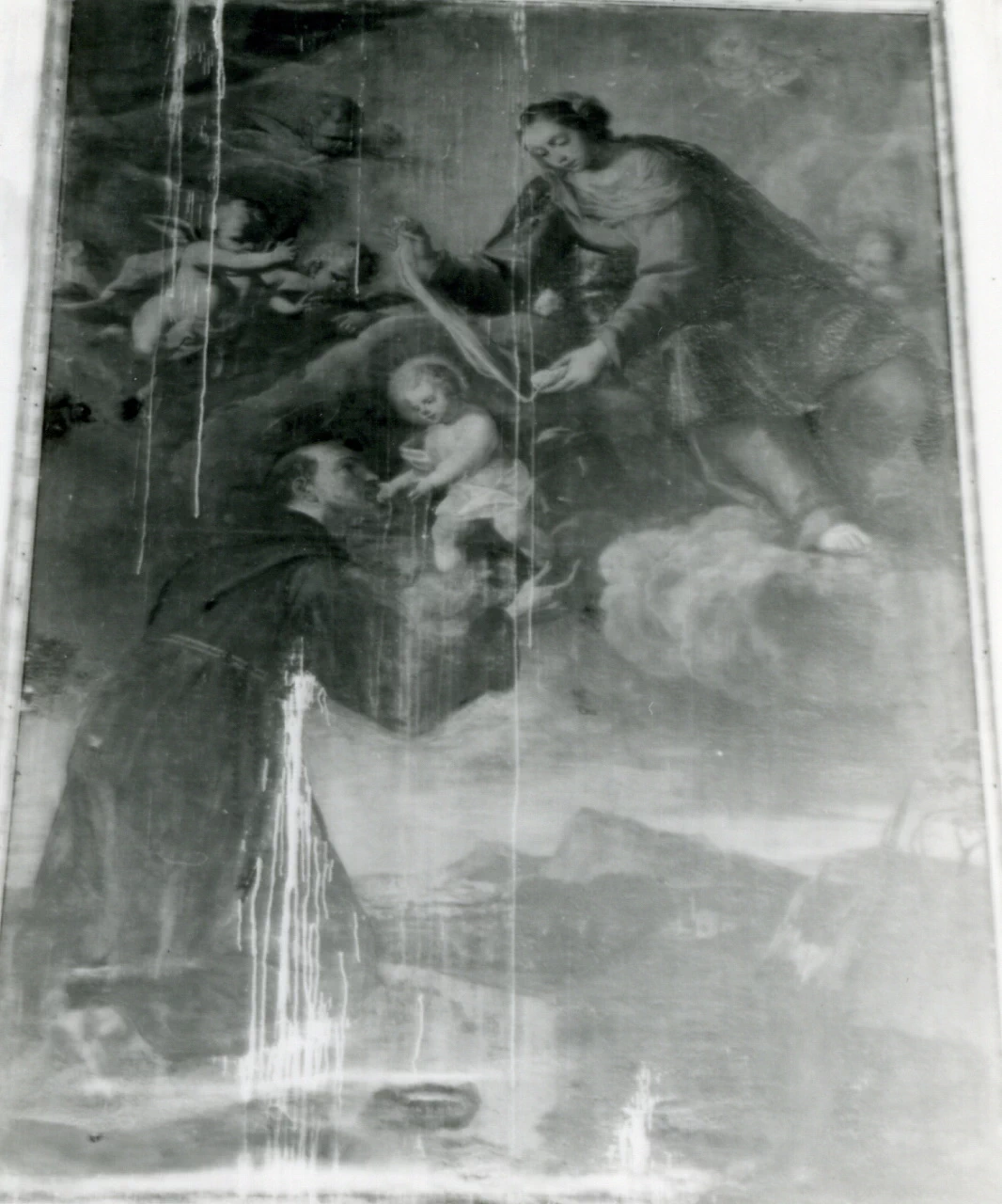 Visione di San Francesco d'Assisi alla Porziuncola - Educandati Femminili, Napoli